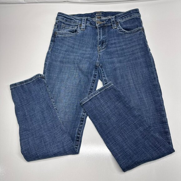 Kut from the Koth Mid Rise Straight Leg Women's Size 4 27" Inseam Medium Wash - Picture 1 of 10